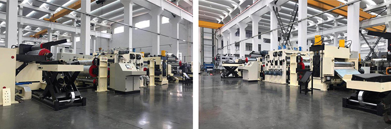 Metal coil (steel plate≤2mm, stainless steel plate≤2mm, aluminum plate≤4mm) straightening and embossing production line